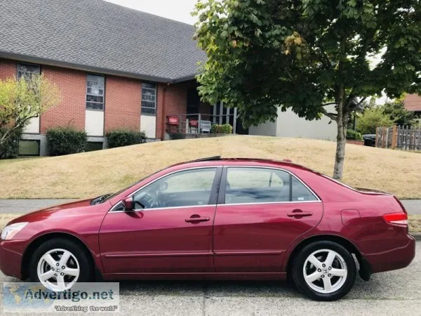 2004 Honda Accord EX Red 60055 miles