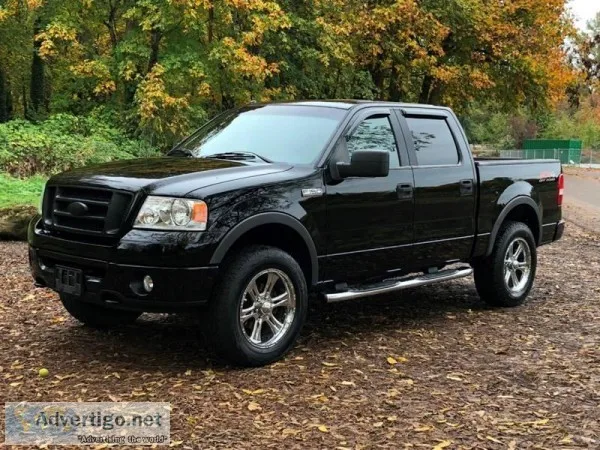 2006 Ford F-150 Lariat Black Pickup Truck 56340 miles