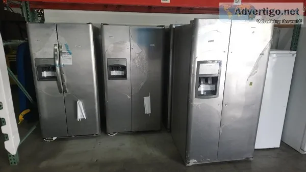 Refrigerators Side by Side New Scratch and Dent 6 Months Warrant