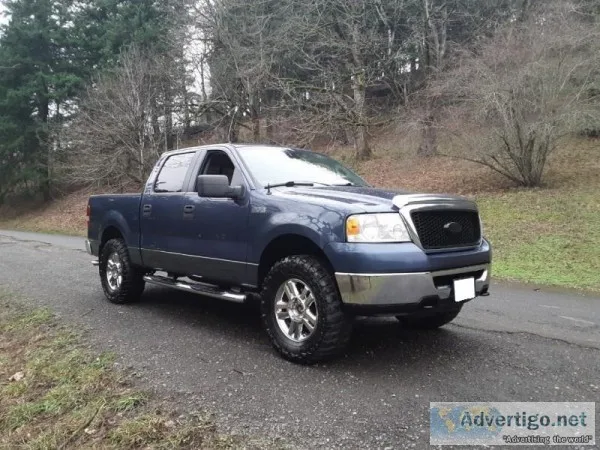 2006 Ford F-150 Blue Pickup Truck 56343 miles