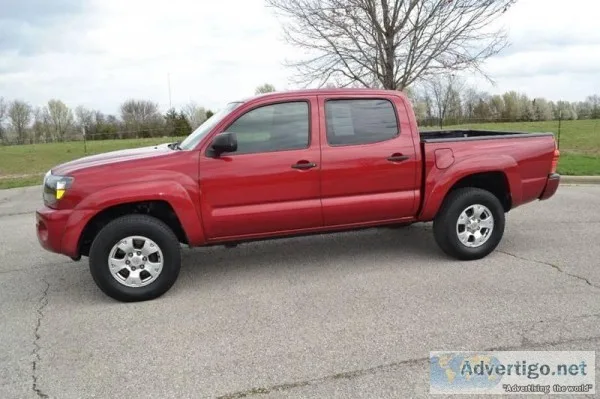 2005 Toyota Tacoma Red Pickup Truck 53505 Miles
