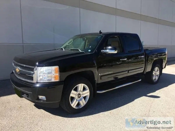 2007 Chevrolet Silverado 1500 LTZ Black Pickup Truck 85855 miles