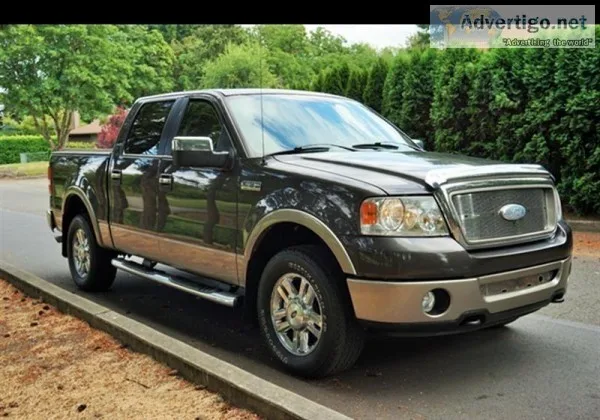 2005 Ford F-150 Lariat Gray Pickup Truck 55980 Miles