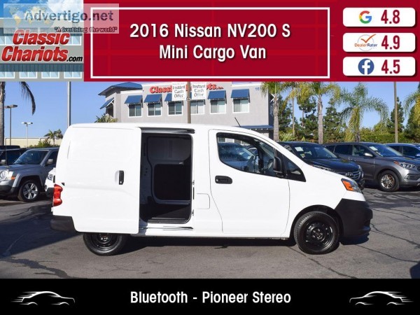 Used 2016 Nissan NV200 S Mini Cargo Van for Sale in San Diego - 