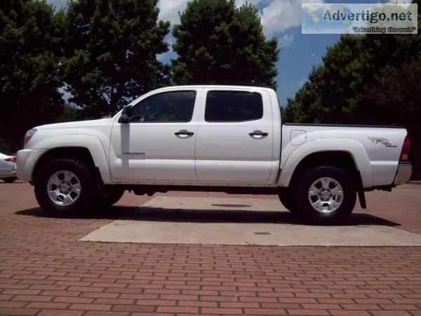 2005 Toyota Tacoma White Pickup Truck 50310 Miles