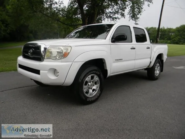 2005 Toyota Tacoma White Pickup Truck 50241 Miles