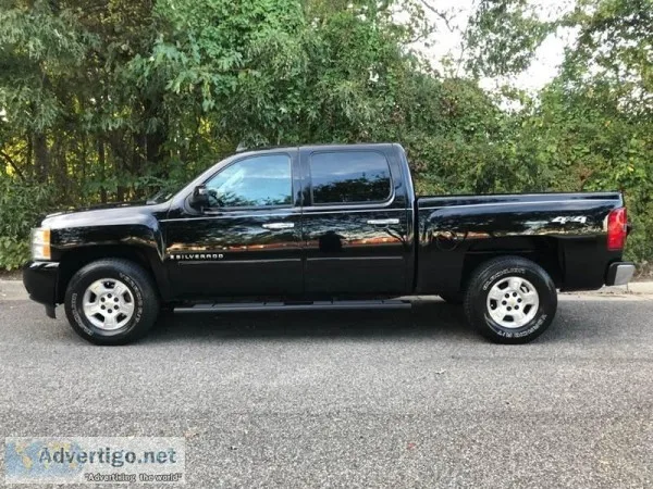 2007 Chevrolet Silverado 1500 LTZ Black Pickup Truck 88609 miles