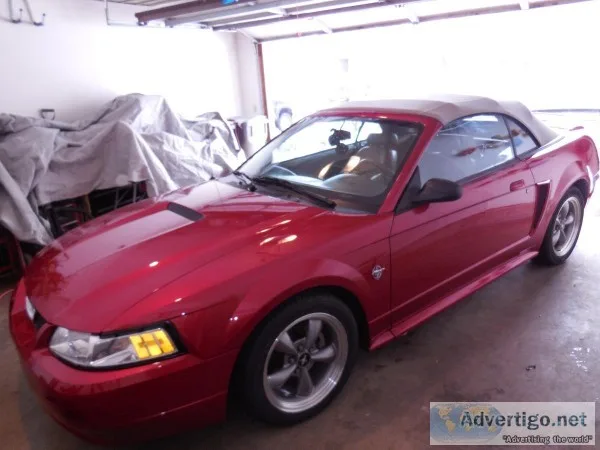 1999 mustang gt conv. 5spd. (red)