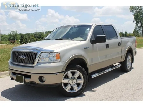 2005 Ford F-150 Lariat Tan Pickup Truck 93177 miles