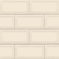 Almond 3X6 Beveled Glossy Subway Tile
