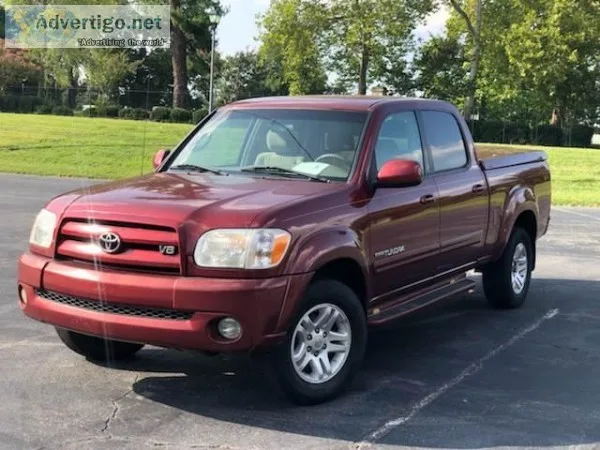 2005 Toyota Tundra Red Pickup Truck 72143 Miles