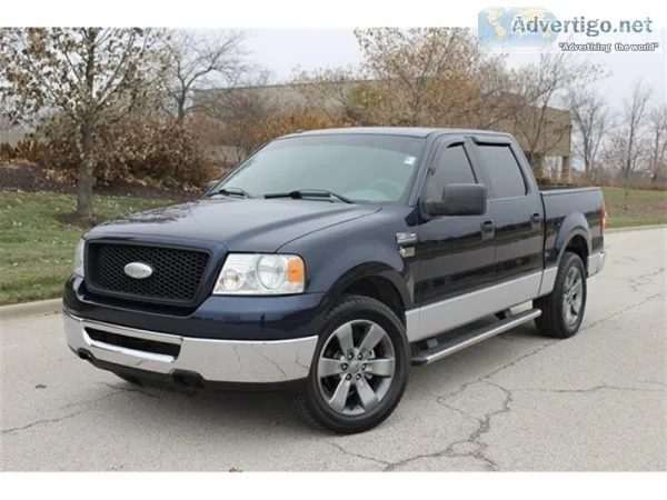 2006 Ford F-150 XLT Blue Pickup Truck 66087 miles