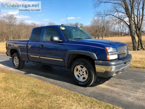 2004 Chevrolet Silverado 1500 Z71 Blue Pickup Truck 43000 miles