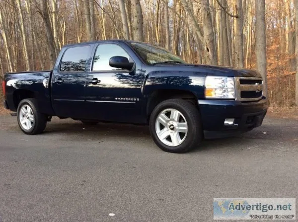 2007 Chevrolet Silverado 1500 Blue Pickup Truck 74638 Miles