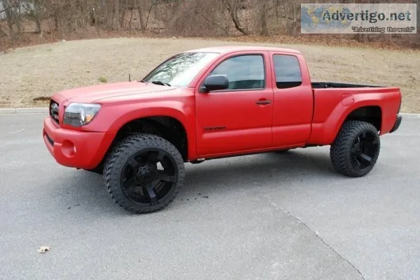 2005 Toyota Tacoma Red Pickup Truck 48948 Miles
