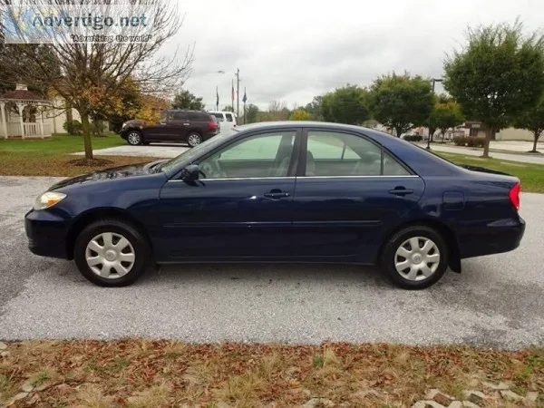 2004 Toyota Camry LE Blue 49735 Miles