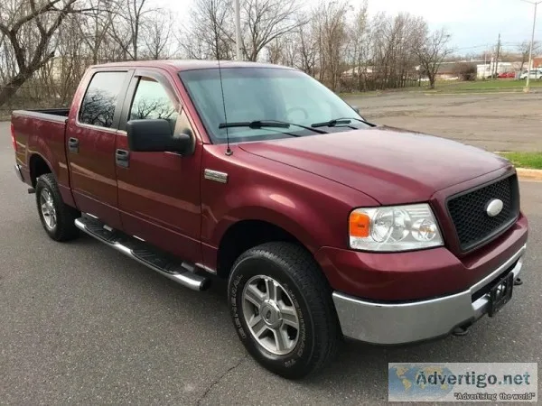 2006 Ford F-150 XLT Maroon Pickup Truck 56342 miles