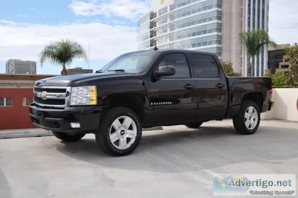 2007 Chevrolet Silverado 1500 LTZ Black Pickup Truck 95942 miles