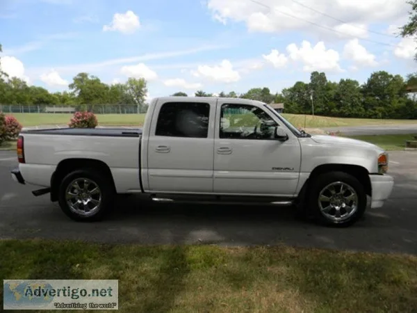 2005 GMC Sierra 1500 Denali White Truck Pickup 60616 miles