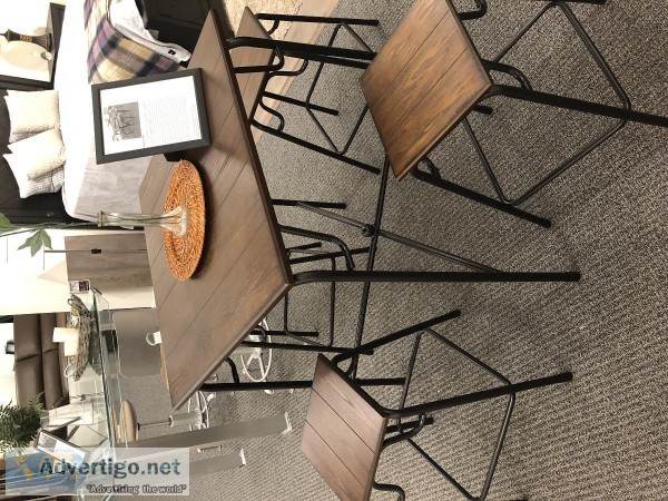 5pcs counter height dining set