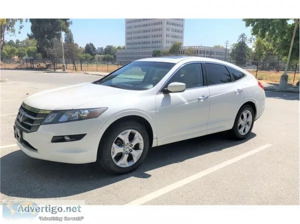 2010 Honda Accord Crosstour EX-L White Sedan 50065 Miles