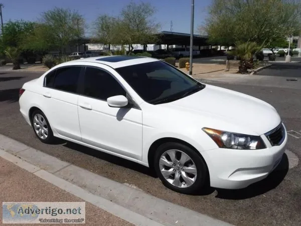 2010 Honda Accord EX-L White 44310 Miles