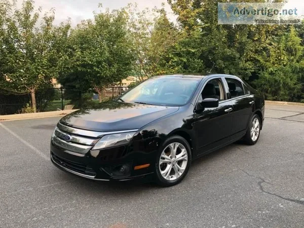 2012 Ford Fusion SE Black 74138 Miles