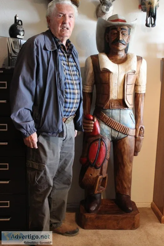 VERY OLD WOOD CARVING LEE S JEANS