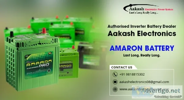 Aakash Electronics  Authorised Amaron Car Battery Dealer In Noid