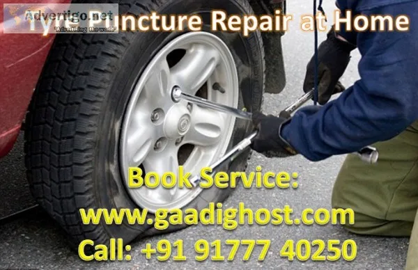 Car Puncture Repair at Home in Gachibowli Hyderabad