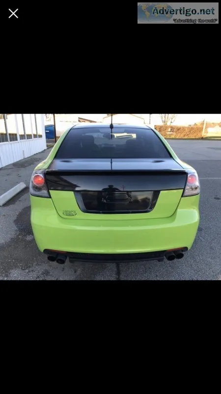 2009 Pontiac g8 GT