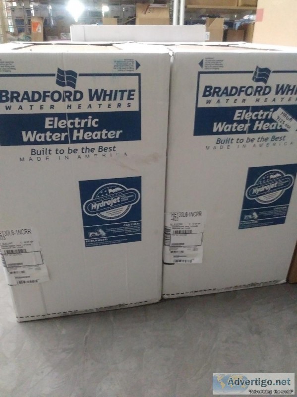 Bradford White 50 Gallons Lowboy Electric Water Heater Tank  6 Y