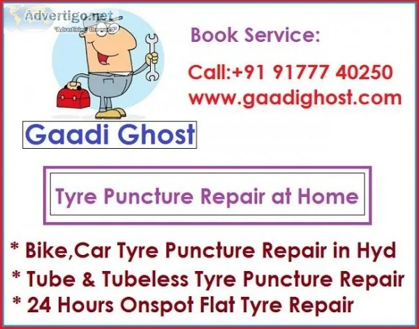 Car Puncture Service in Madhapur Hyderabad