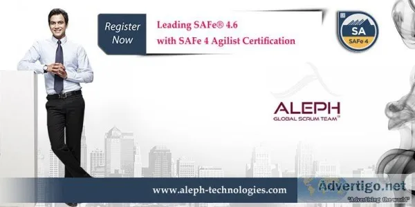 Leading SAFe&reg Certification  Enroll Now  ALEPH- Global Scrum 