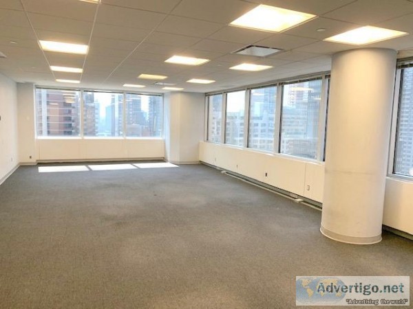 Great built corner office space. High floor