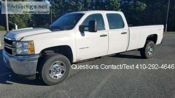 2012 Chevy 2500 HD Diesel Crew Cab 4X4 Pickup Truck