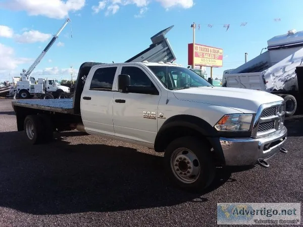 2014 RAM 5500  CREW CAB 4X4 FLATBED