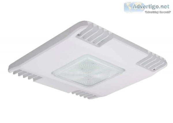 Our LED Canopy Lights are Ideal for Parking Lots and Warehouses
