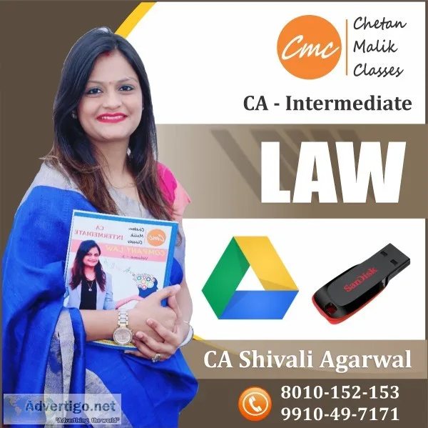 CA  INTERMEDIATE LAW  PEN DRIVE CLASSES IN DELHI