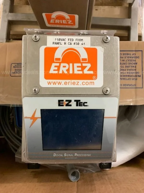 Eriez Manufacturing Co. Metal Detector In-Line System Model DSP 