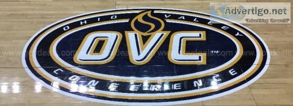 Murray State University Basketball Floor &ndash East OVC Logo