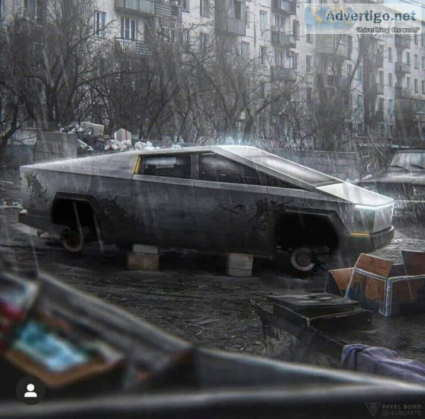Tesla Cybertruck for sale for demolition