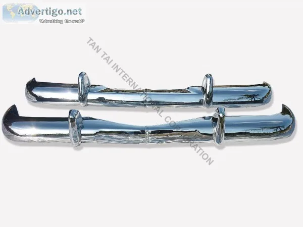 Mercedes W110 US  Bumper 61-68 in stainless steel