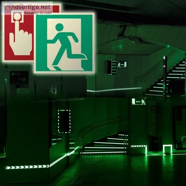 Want the Best Photoluminescent safety signs manufacturer in Delh
