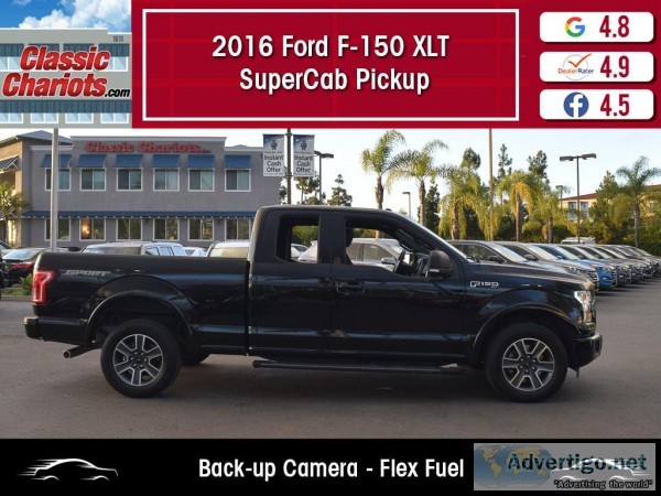 Used 2016 Ford F-150 XLT SuperCab Pickup for Sale in San Diego- 