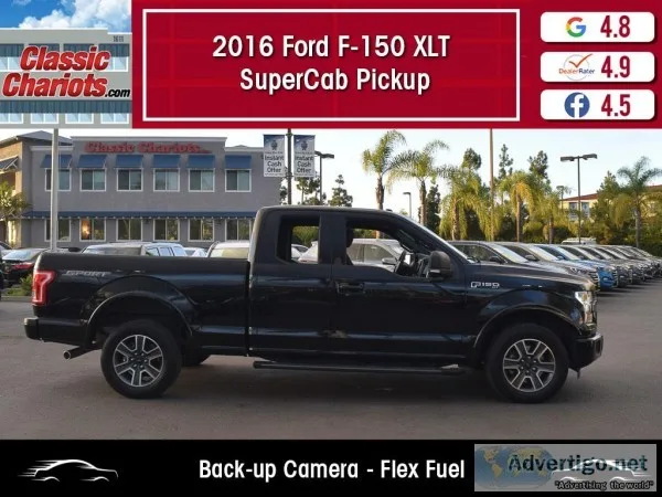 Used 2016 Ford F-150 XLT SuperCab Pickup for Sale in San Diego- 