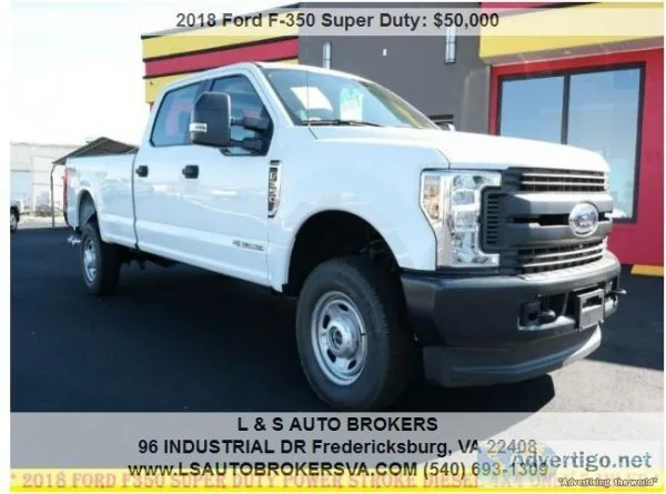 2018 FORD F-350 SUPER DUTY FX4 OFF ROADLOW MILESDIESELCREW CABFA