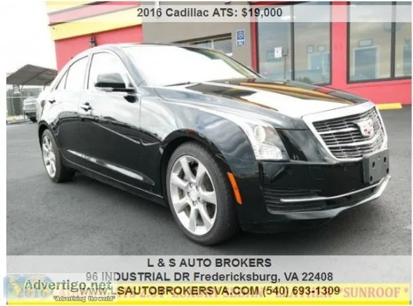 2016 CADILLAC ATS 2.0BACKUP CAMERALEATHERSUN ROOF