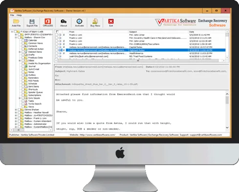 Vartika exchange recovery software
