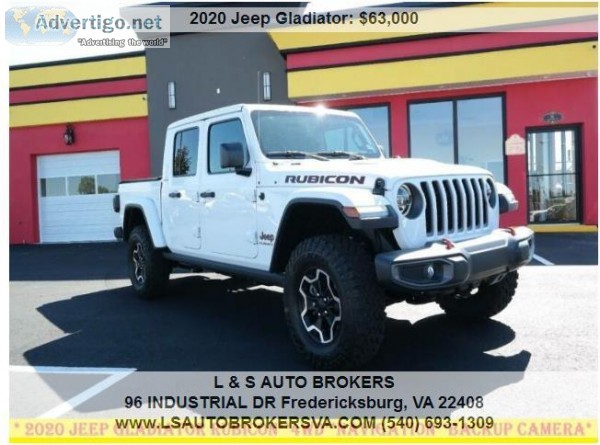 2020 JEEP GLADIATOR RUBICON4WDNAVIGA TIONBACKUP CAMERA